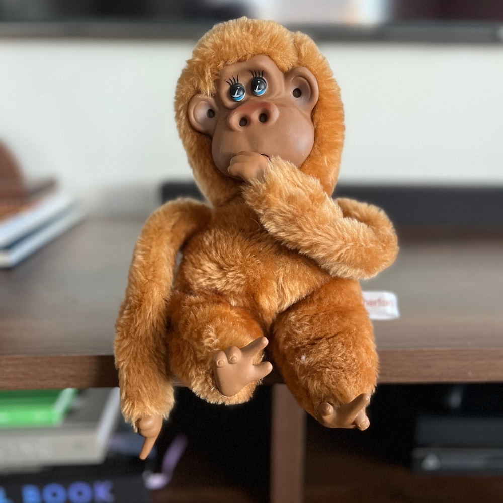 Vintage Russ Bertie Rutherford III Plush Monkey Collectible Stuffed Animal